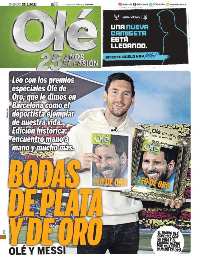 多多28-梅西致敬《奥莱报》25周年 体育报道不会被算法取代